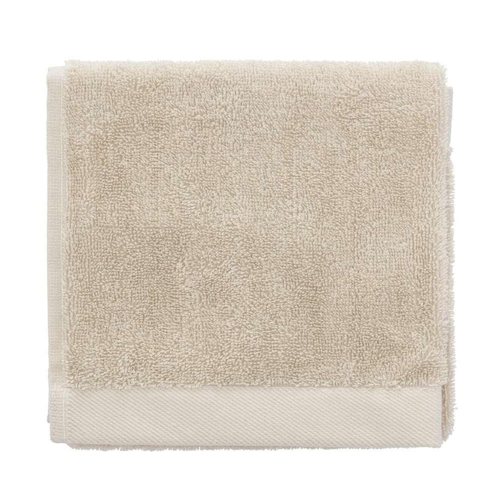 Bézs frottír pamut törölköző 40x60 cm Comfort – Södahl