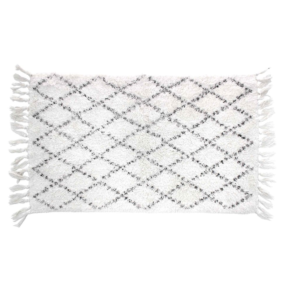 Fehér fürdőszobai kilépő 50x80 cm Latika – douceur d'intérieur