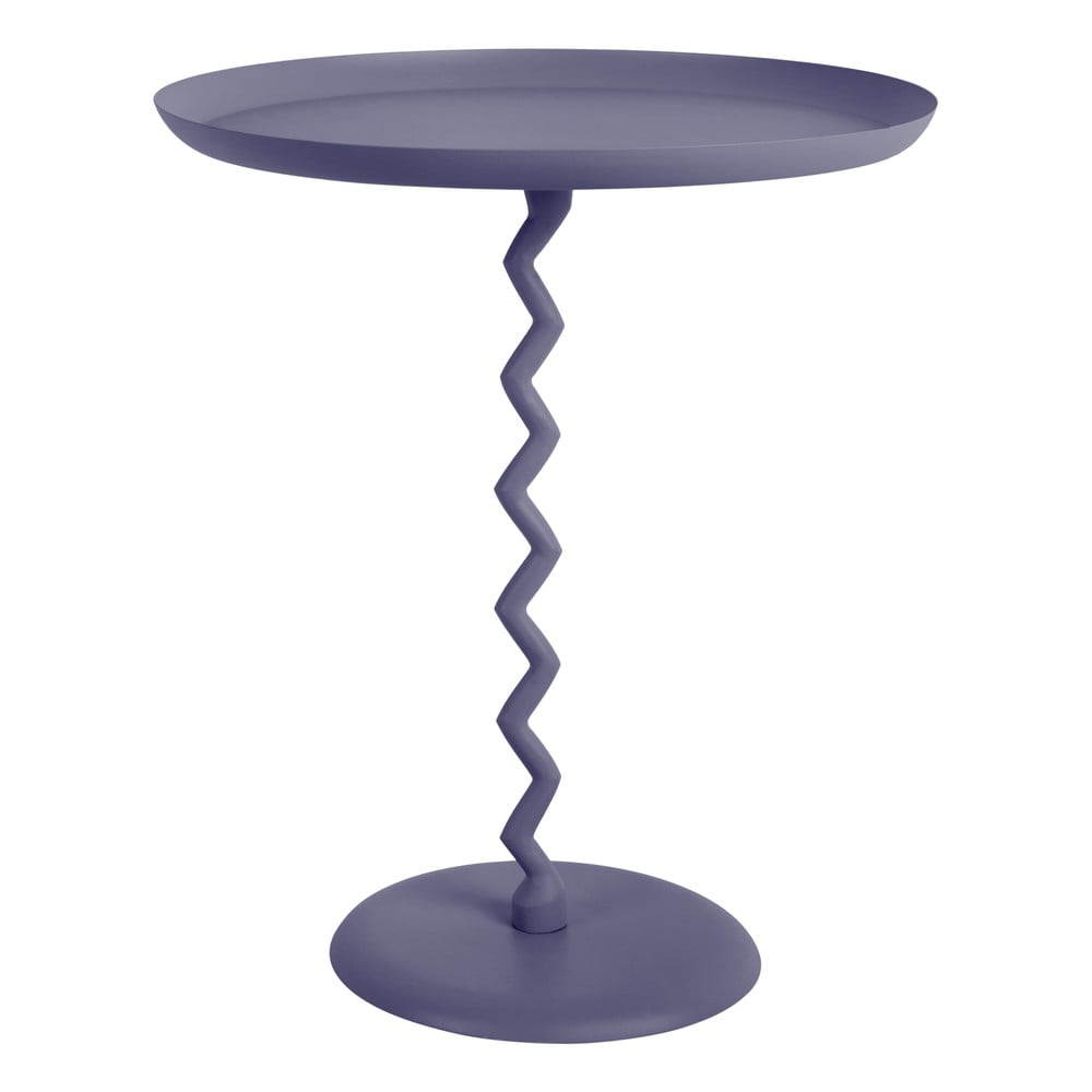 Fém kerek tárolóasztal ø 44 cm Zig Zag – Leitmotiv