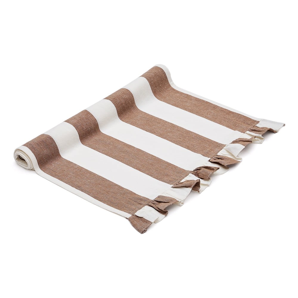 Lenkeverék asztali futó 50x150 cm Maura – Kave Home