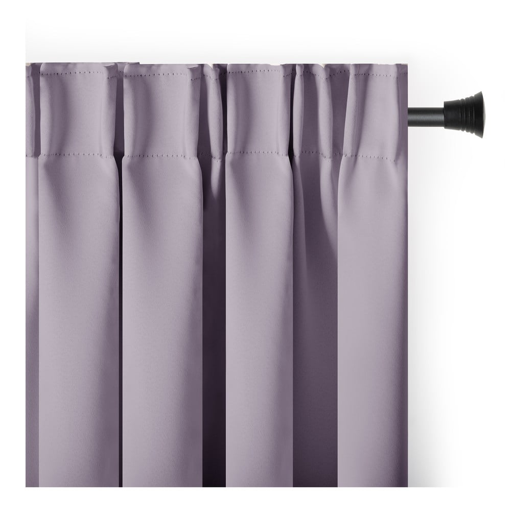 Törtrózsaszín sötétítő termo függöny 140x245 cm Pleat – Restilo