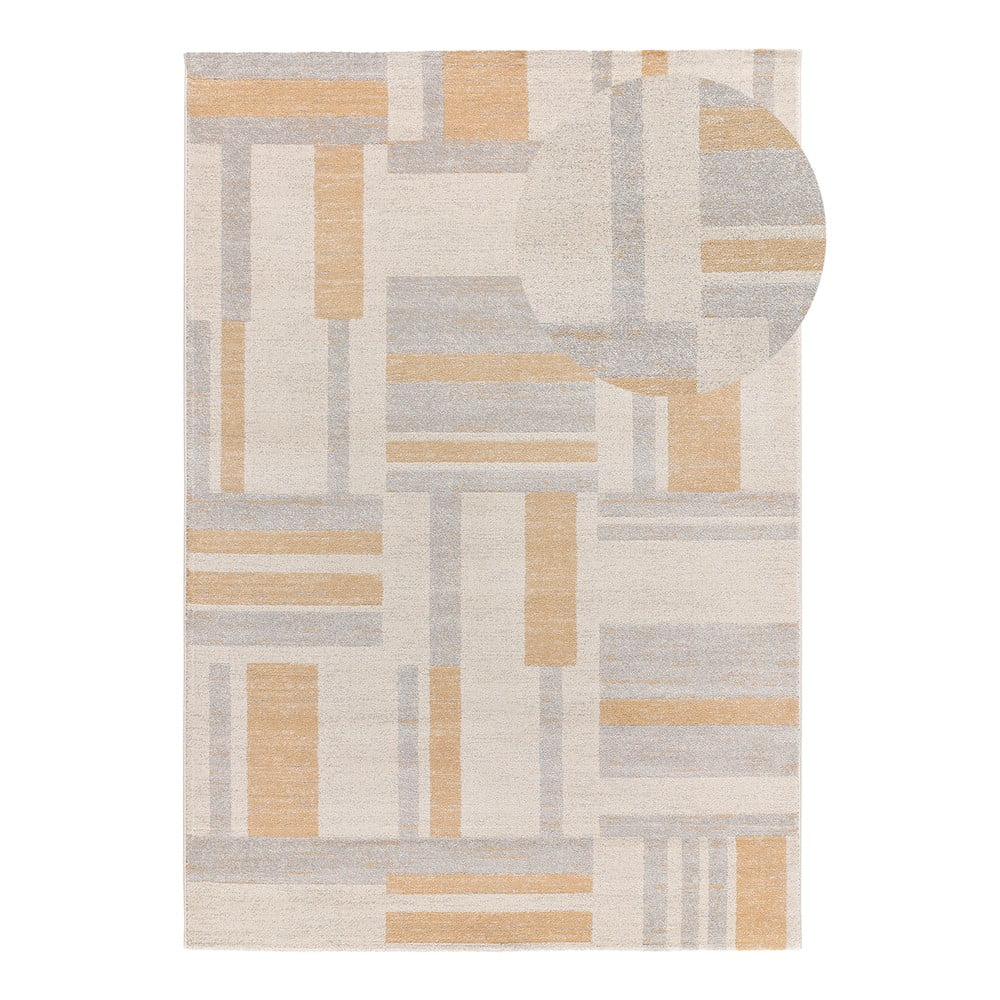 Világosszürke-krémszínű szőnyeg 133x190 cm Craft – Universal