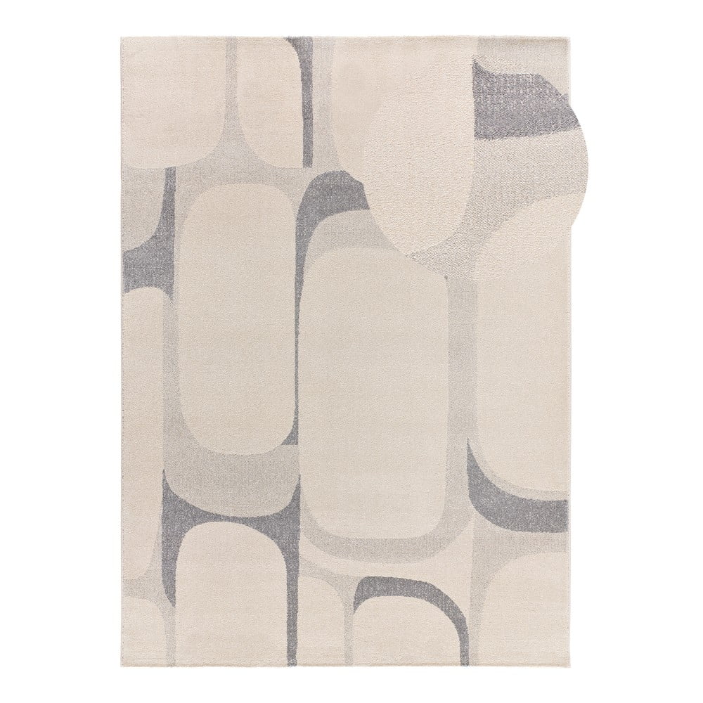 Világosszürke-krémszínű szőnyeg 80x150 cm Porto – Universal