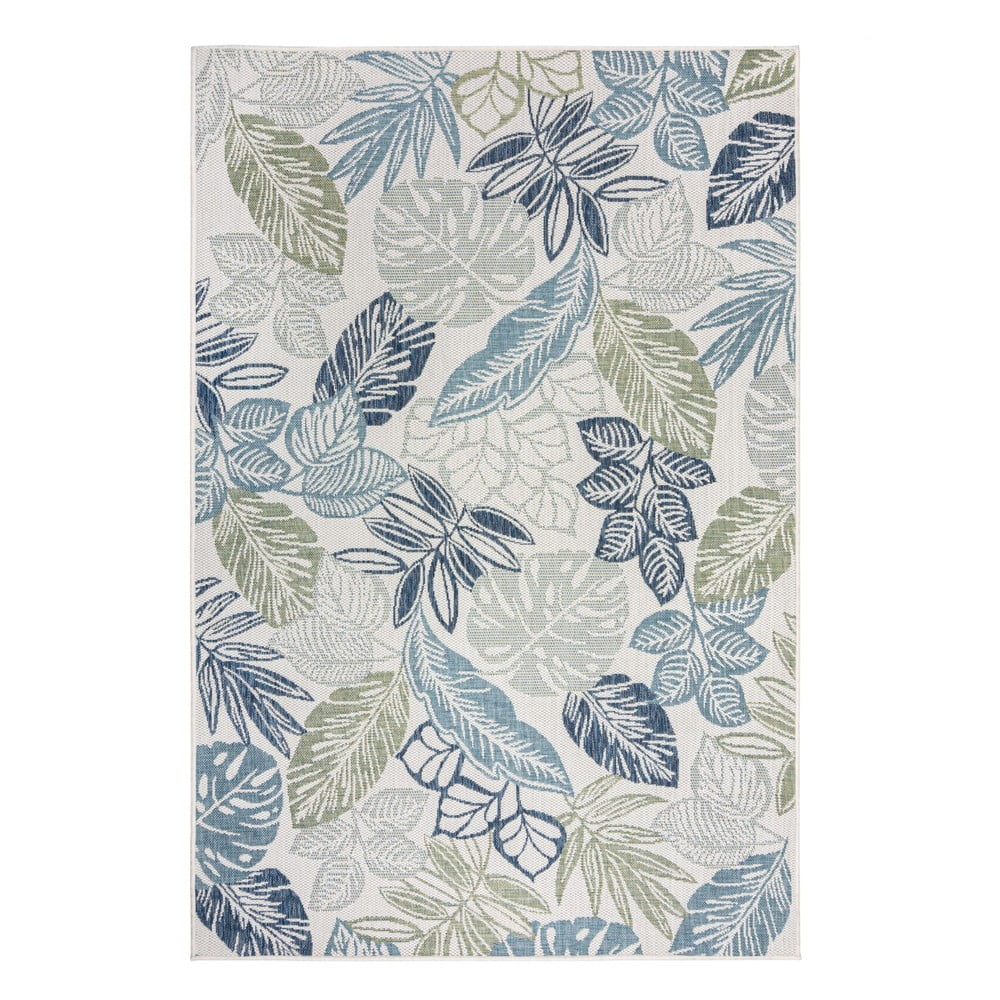 Zöld-kék kültéri-beltéri szőnyeg 160x230 cm Bella Leaf – Flair Rugs