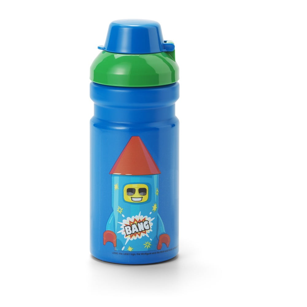 Kék gyerek ivópalack 390 ml Rocket – LEGO®