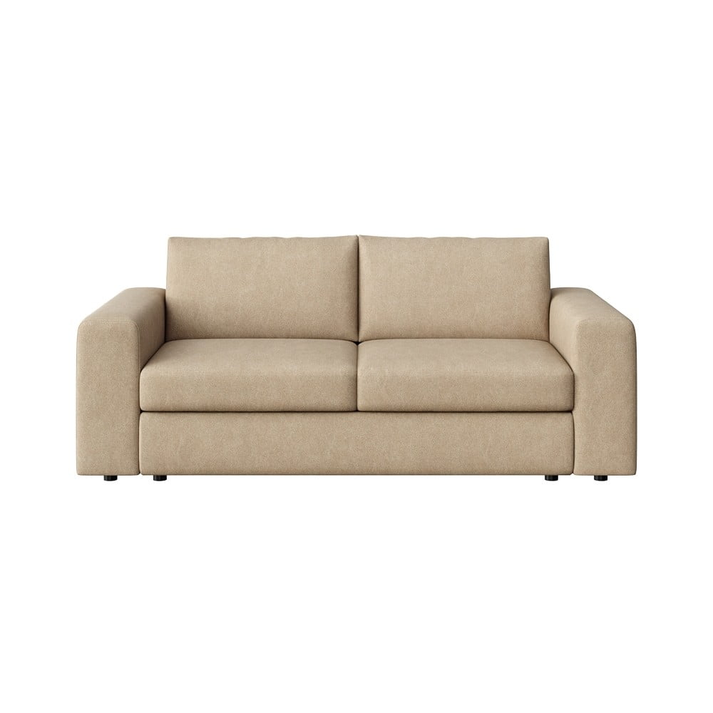 Világosbarna bársony kanapé 218 cm Baga – Rodier