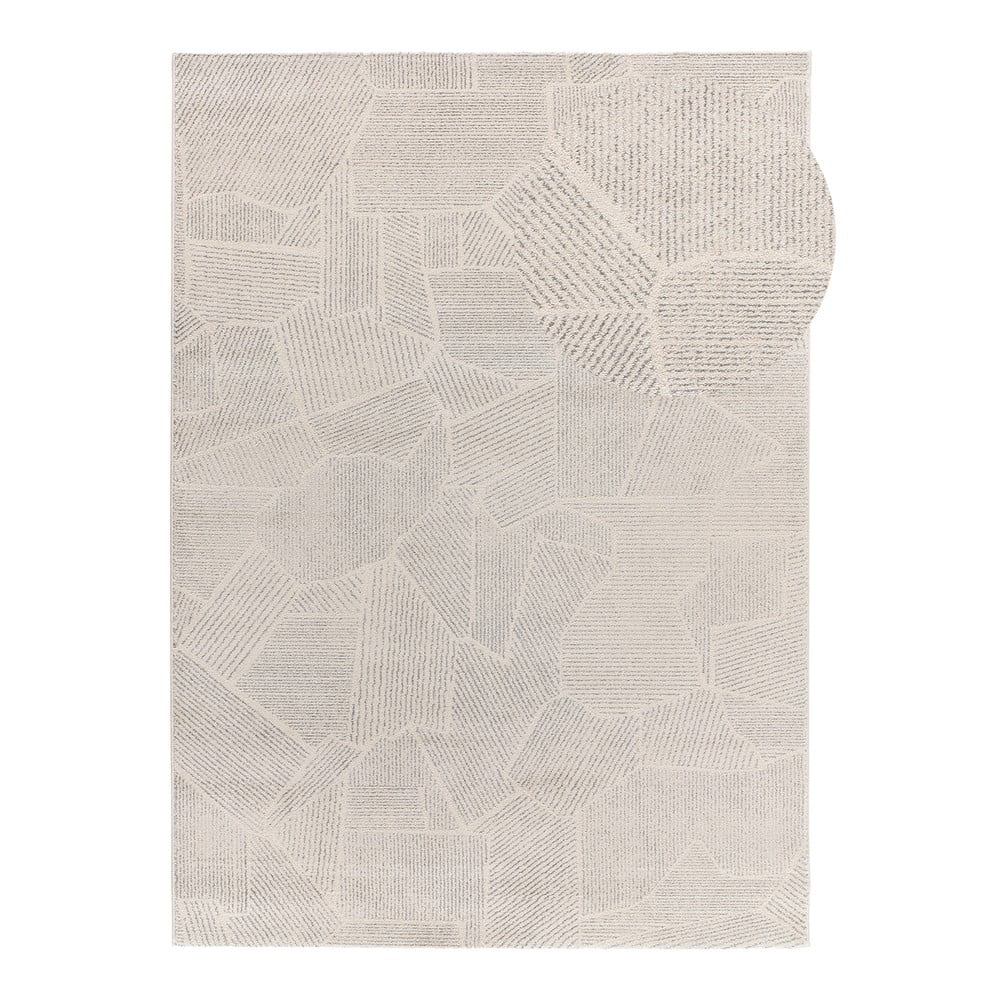 Világosszürke-krémszínű szőnyeg 133x190 cm Porto – Universal