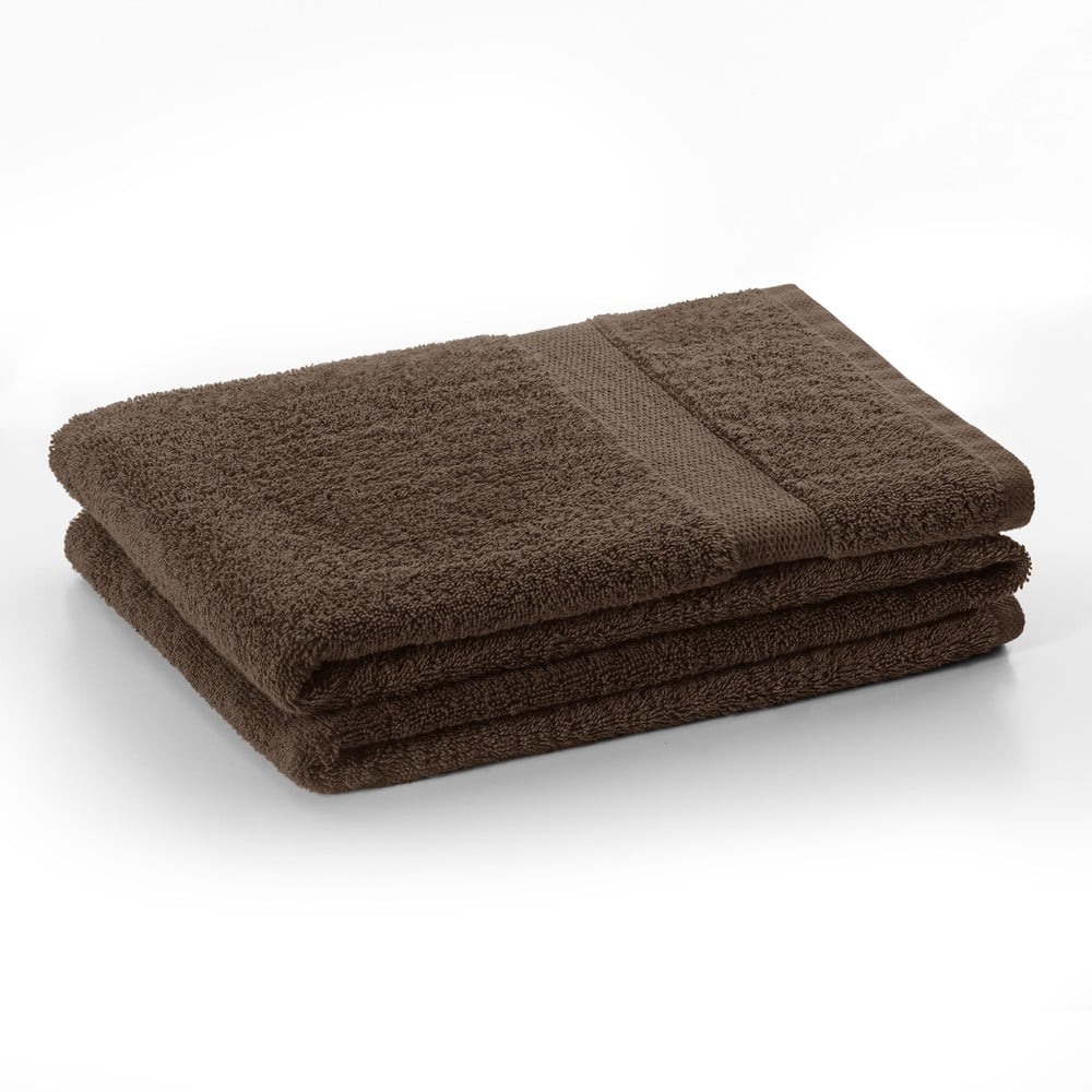 Barna frottír pamut törölköző 30x50 cm Marina – DecoKing