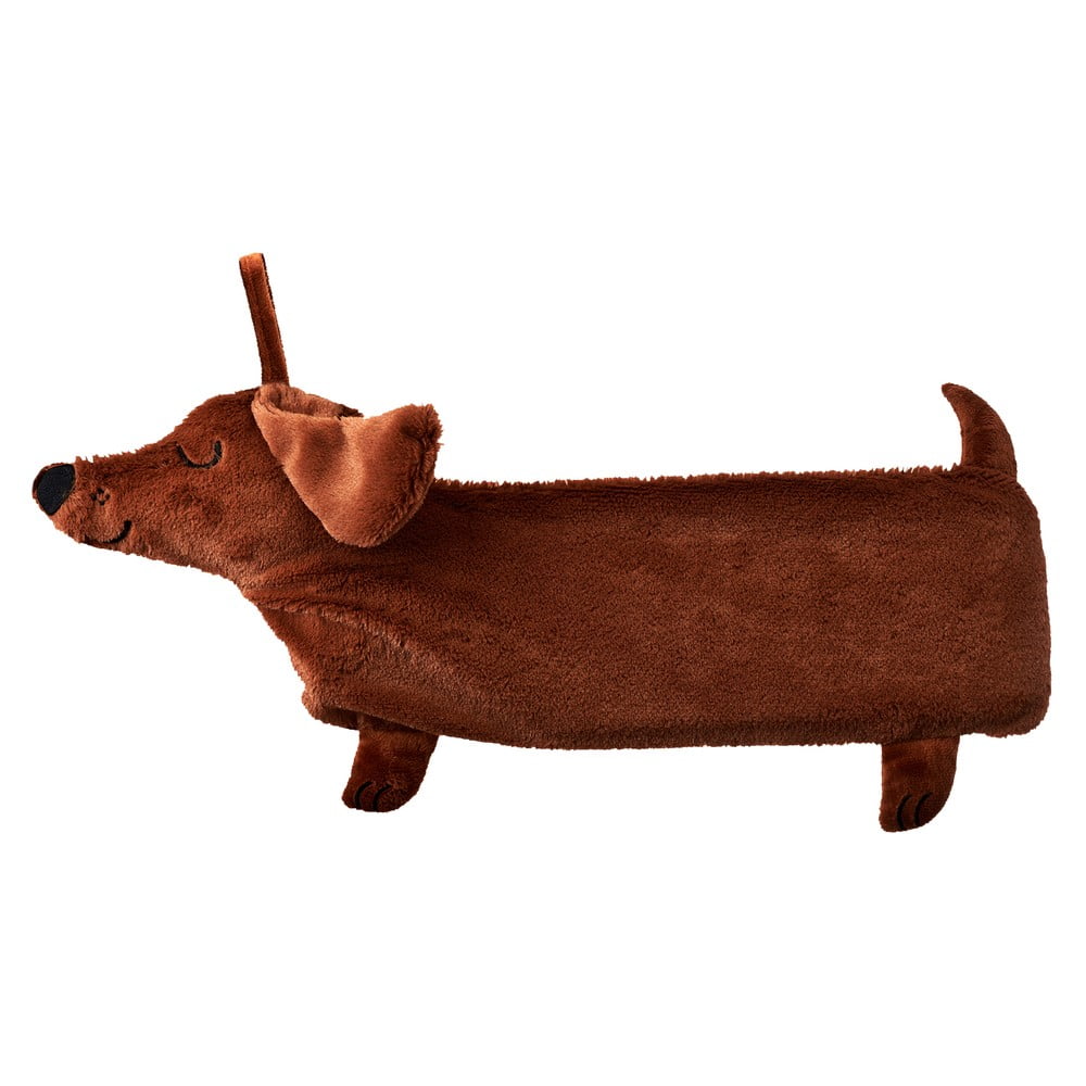 Barna mikroplüss melegvizes palack 850 ml Dachshund – Sass & Belle