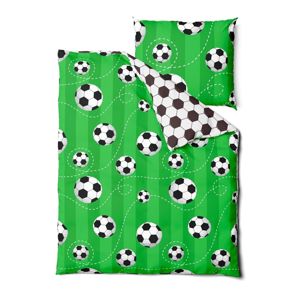Egyszemélyes pamut gyerek ágyneműhuzat 140x200 cm Soccer – Bonami Selection