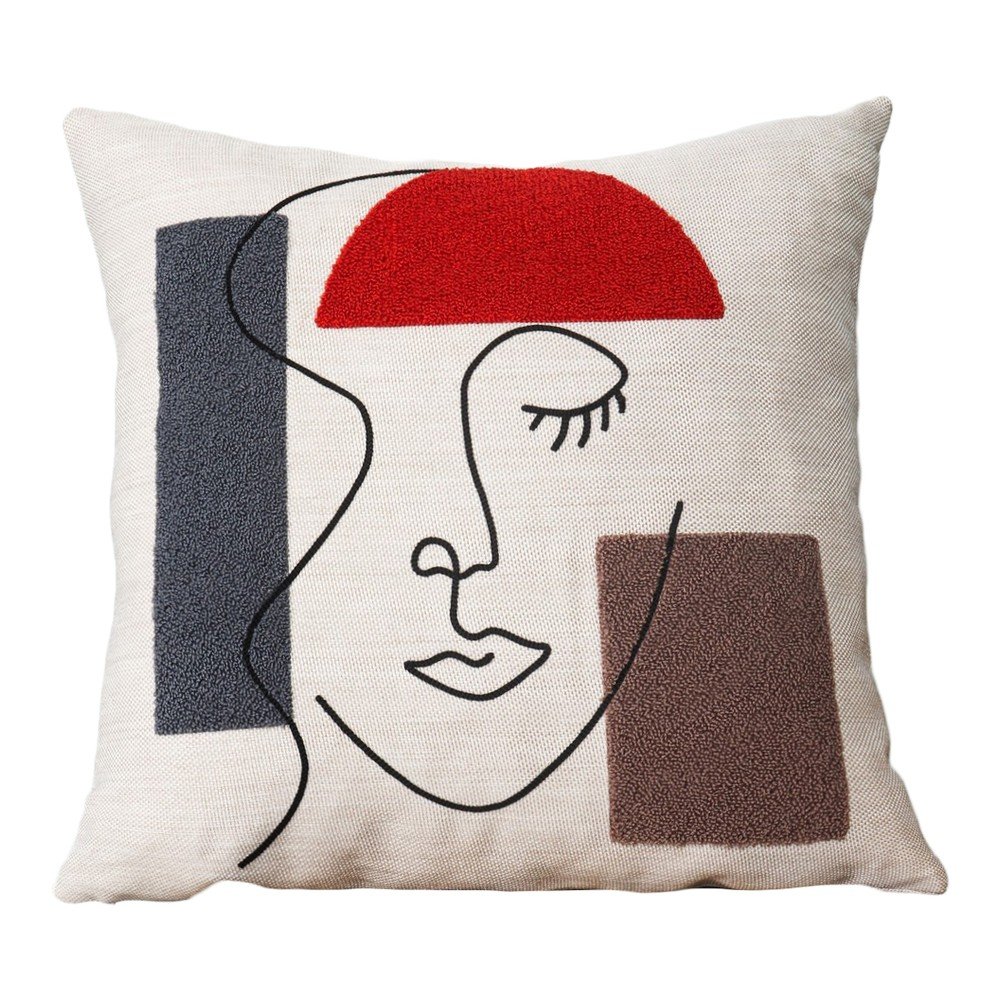 Len díszpárna 43x43 cm Sanat – Mioli Decor