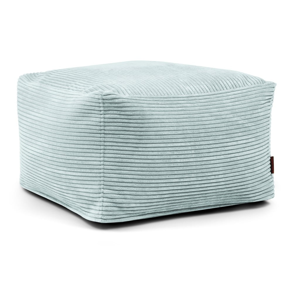 Mentazöld kordbársony babzsákfotel Softbox MooG – SLOWDOWN