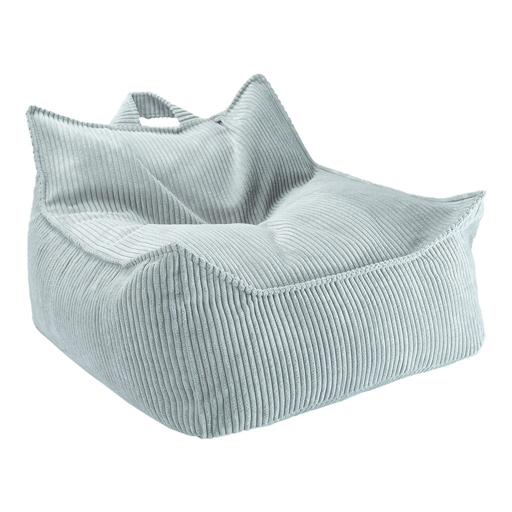 Mentazöld kordbársony gyerek babzsákfotel Chair – Wigiwama