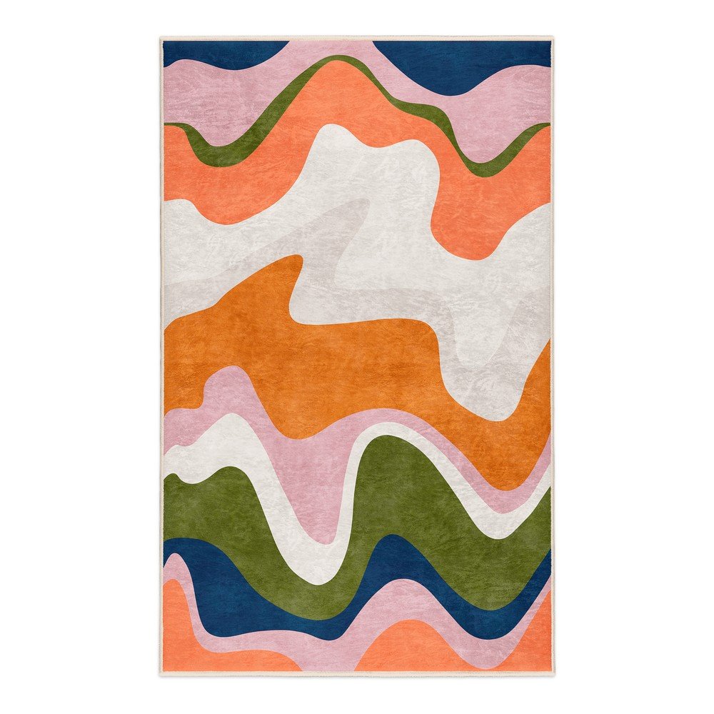Narancssárga mosható szőnyeg 120x180 cm Squiggly Orange – Mila Home