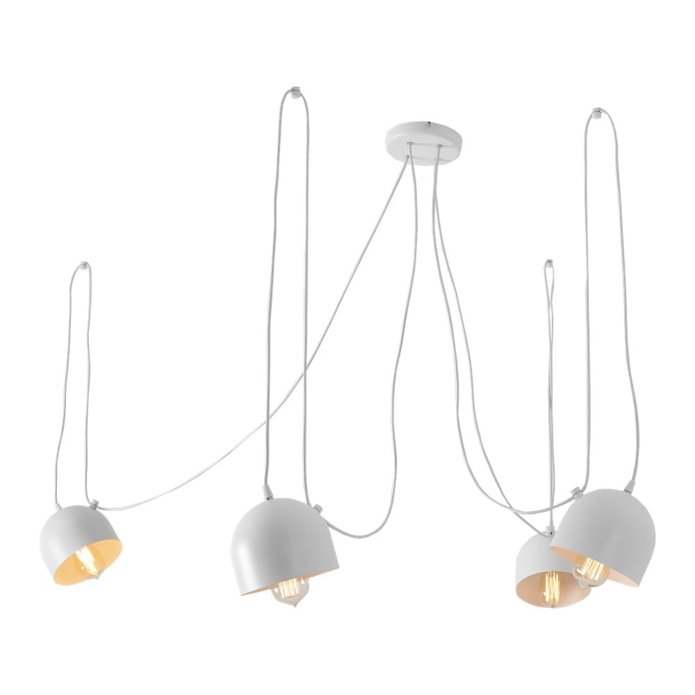 Popo fehér négyágú függőlámpa - CustomForm