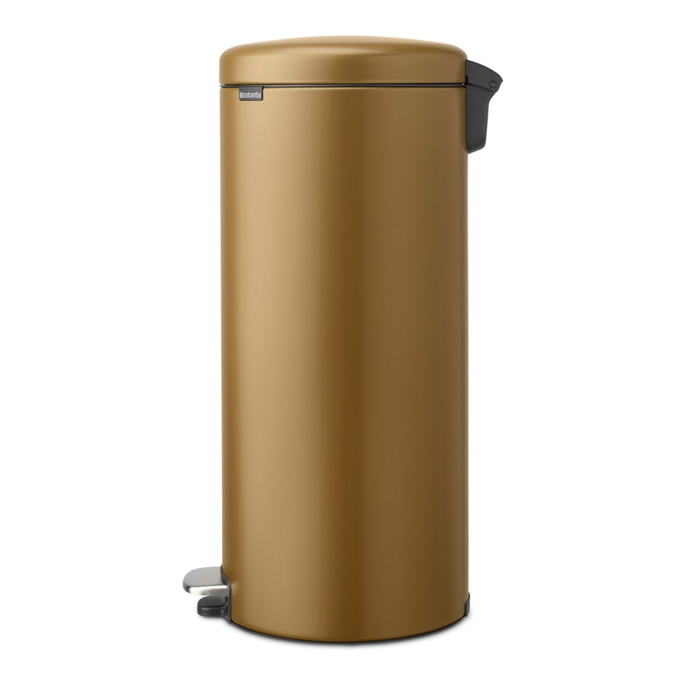 Sárgaréz színű acél pedálos szemetes 30 l NewIcon – Brabantia
