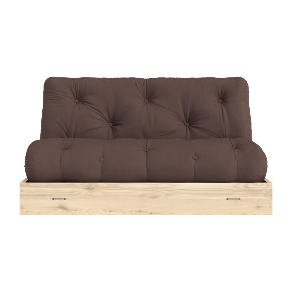 Sötétbarna kinyitható kanapé 145 cm Flip – Karup Design