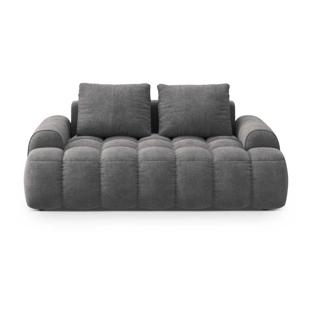 Szürke bársony kanapé 175 cm Linz – Cosmopolitan Design