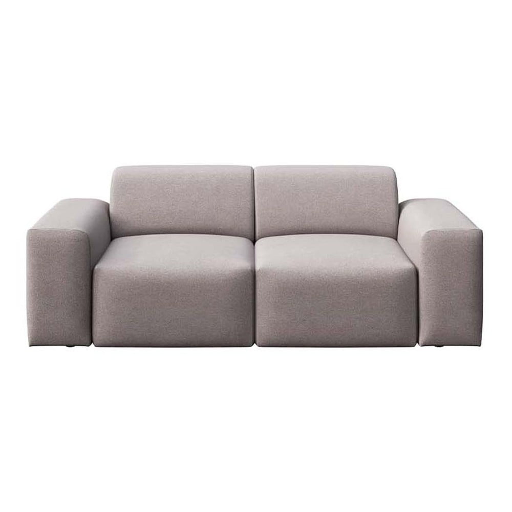 Szürke bársony kanapé 205 cm Villet – Rodier