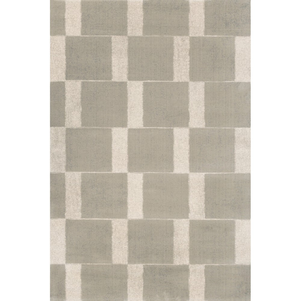 Szürkésbézs gyapjú szőnyeg 200x300 cm Agnus Pavement – Agnella