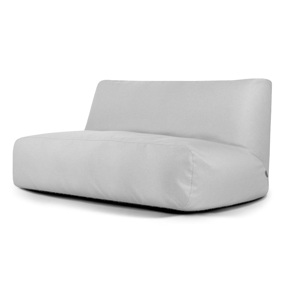 Világosszürke babzsákfotel Sofa Tube 190 – SLOWDOWN