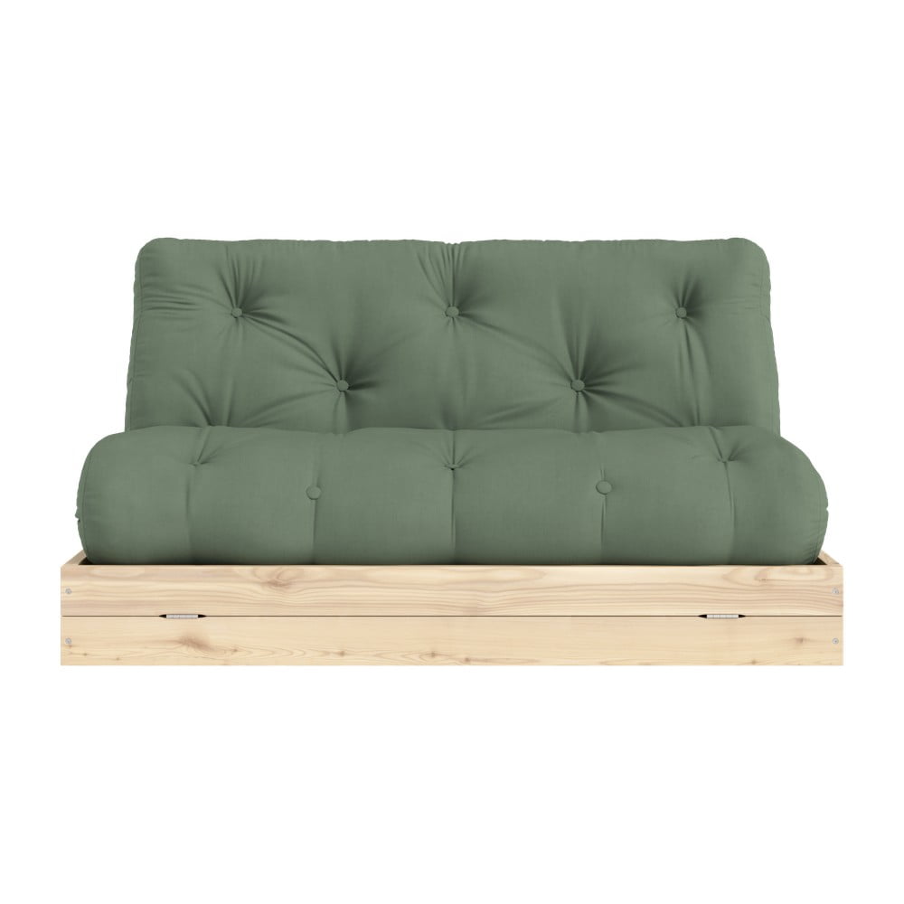 Zöld kinyitható kanapé 145 cm Flip – Karup Design