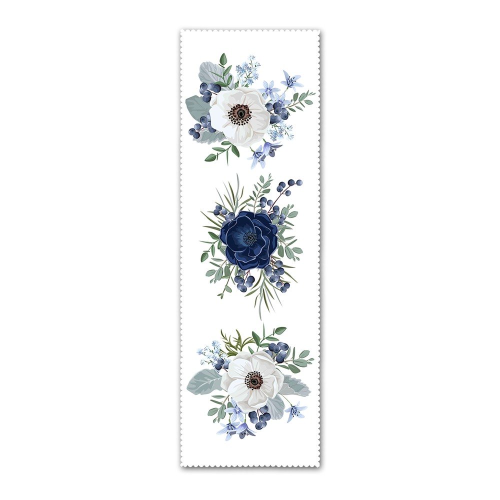 Asztali futó 40x130 cm Blue Rose – Minimalist Cushion Covers