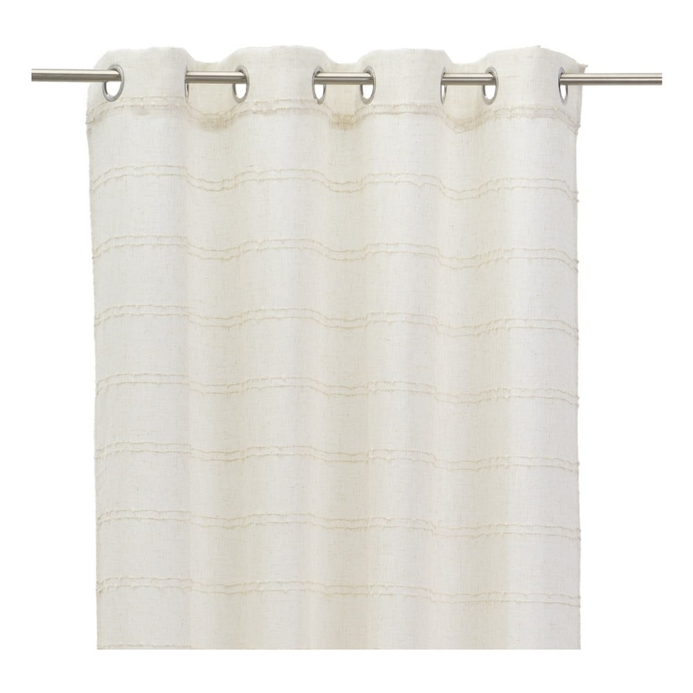 Bézs lenkeverék függöny 140x260 cm Nodes – Casa Selección