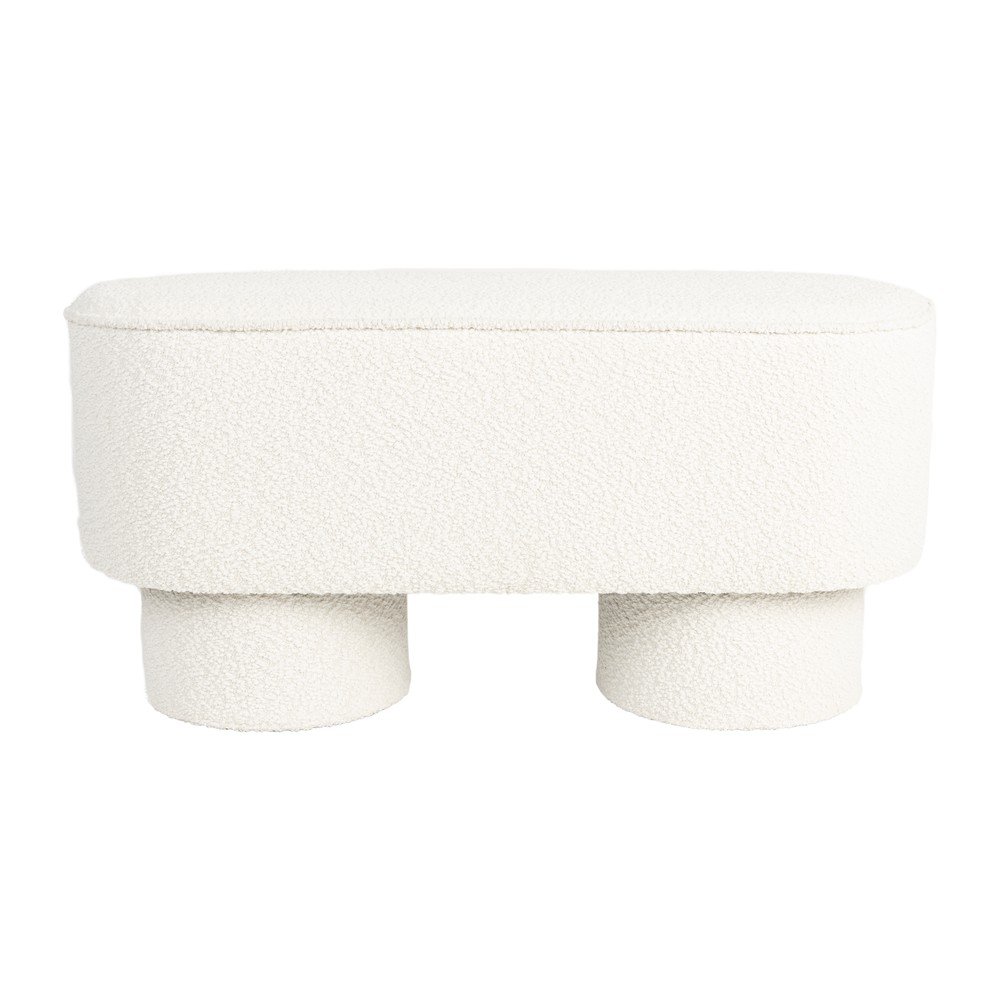 Fehér buklé pad Marcos – White Label
