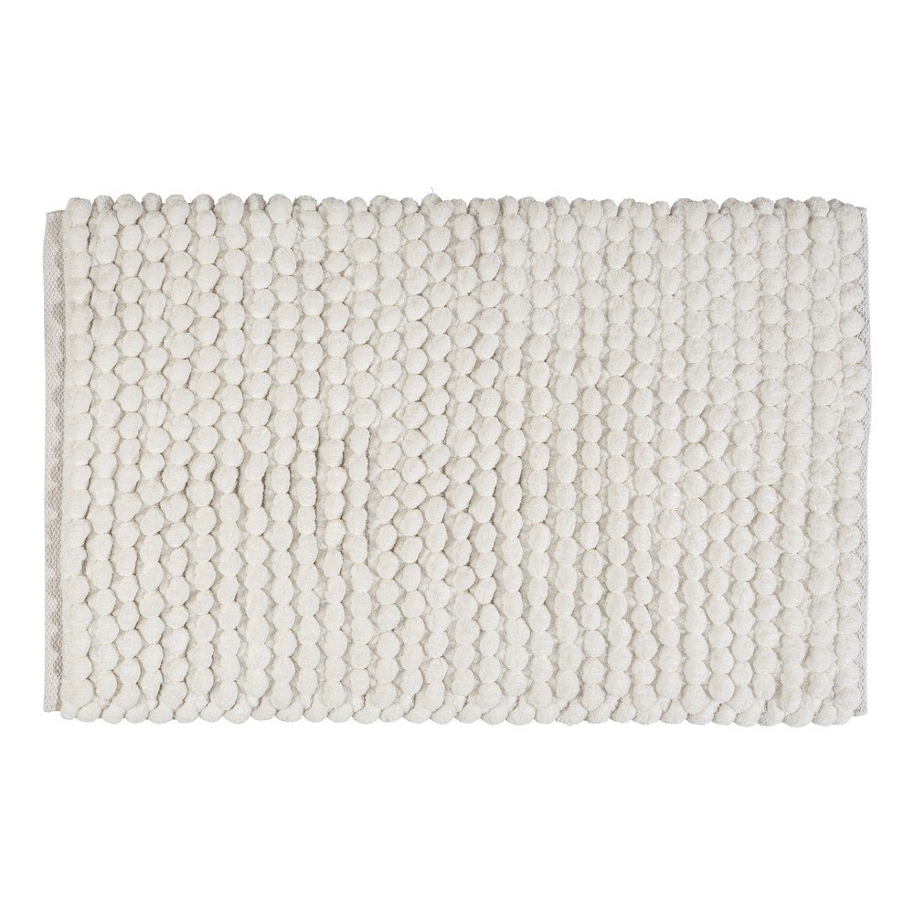 Fehér textil fürdőszobai kilépő 50x80 cm Solivo – Wenko