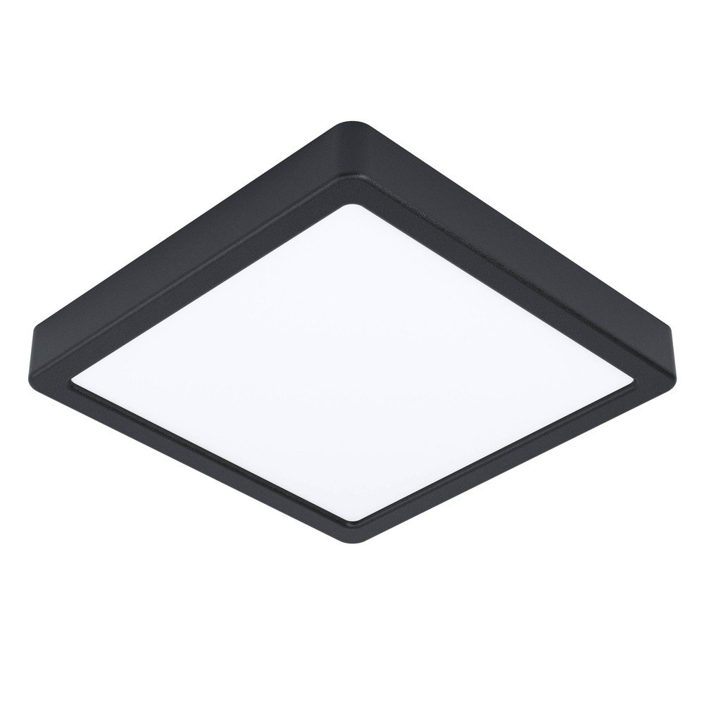 Fekete LED mennyezeti lámpa 21x21 cm FUEVA 5 – EGLO