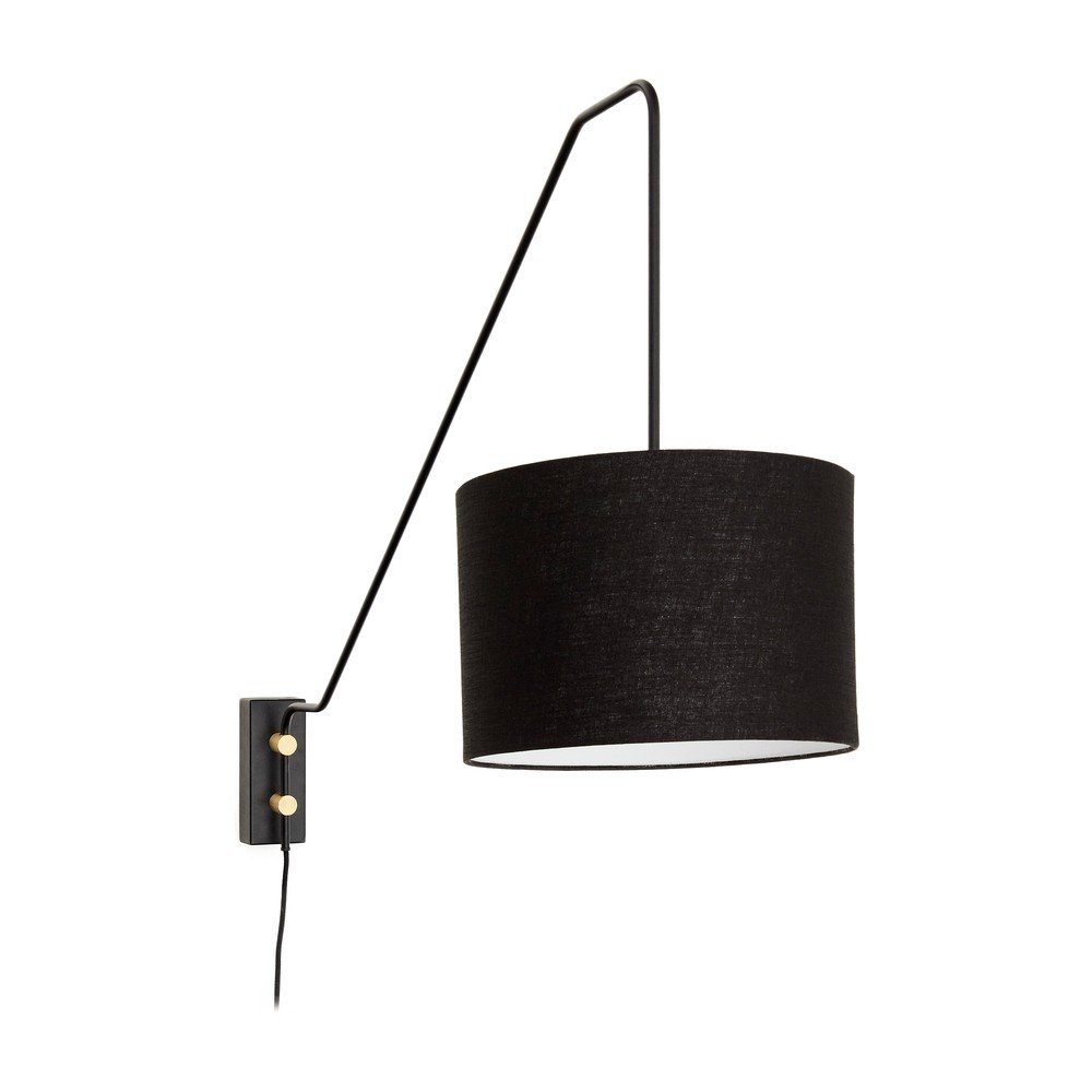 Fekete fali lámpa ø 25 cm Jex – Kave Home