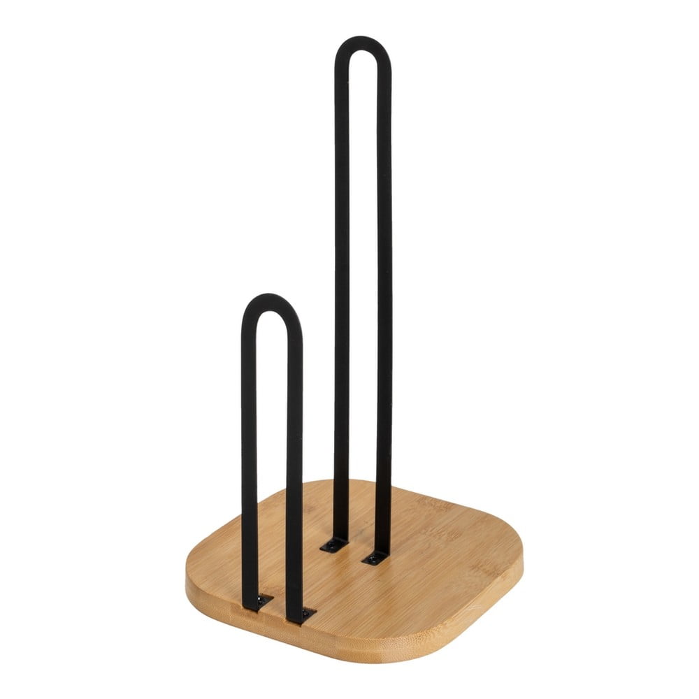 Fekete-natúr színű fém papírtörlő tartó – Casa Selección