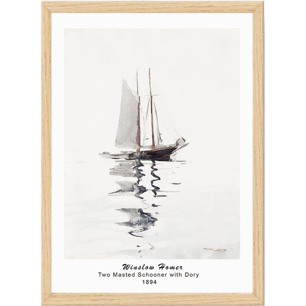 Kép 35x45 cm Winslow Homer – Wallity