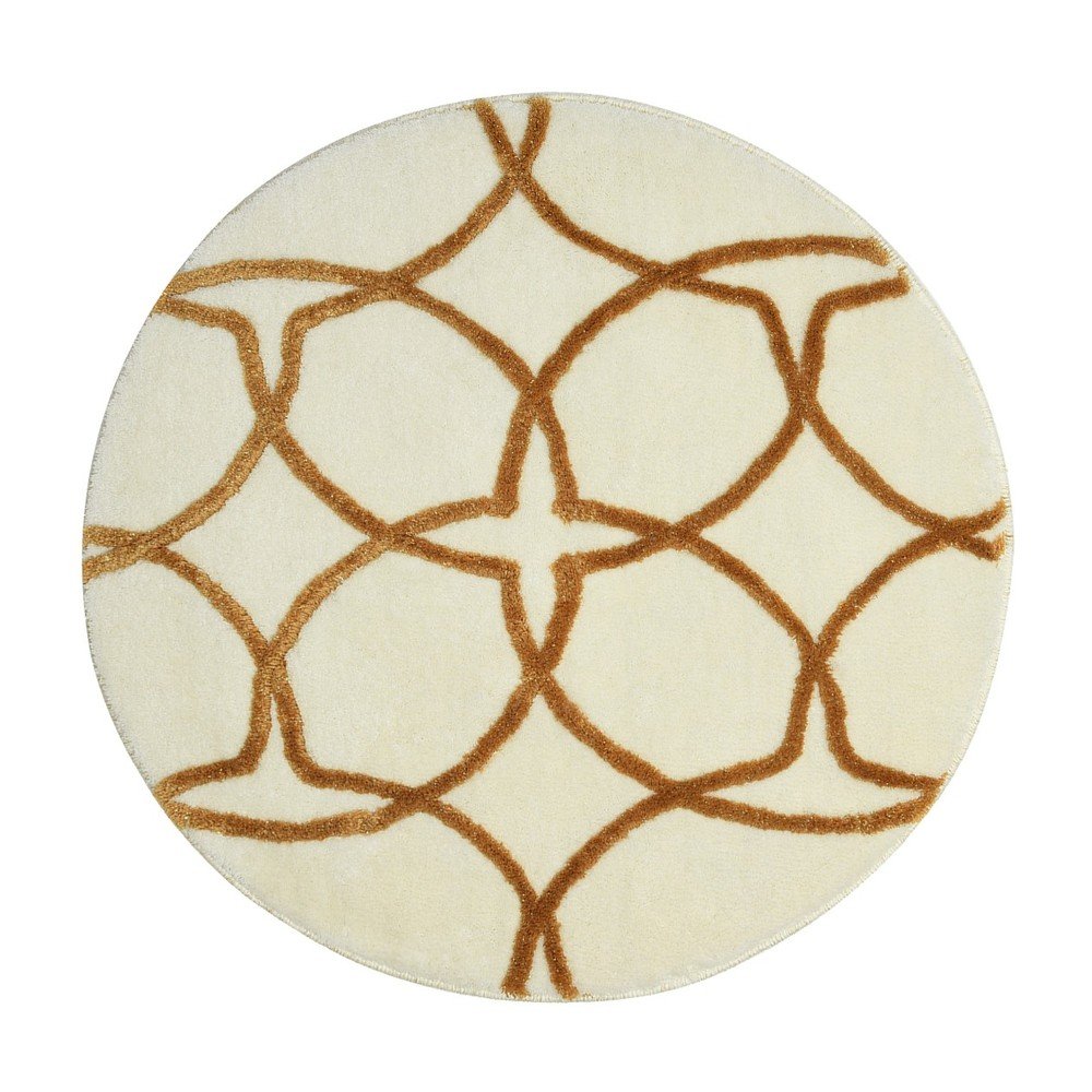 Krémszínű fürdőszobai kilépő ø 90 cm Bonne – Foutastic