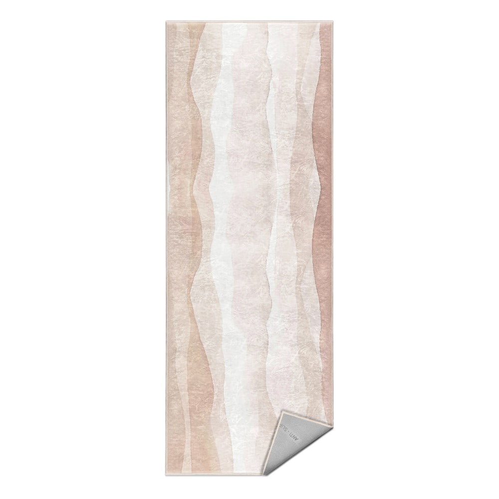 Krémszínű mosható futószőnyeg 60x230 cm Komodo Beach – Mila Home