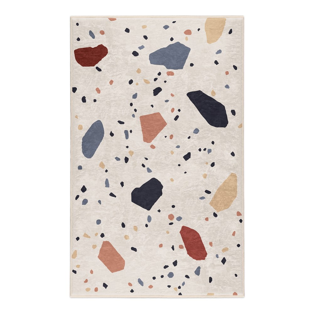 Krémszínű mosható szőnyeg 120x180 cm Cracked Terrazzo – Mila Home