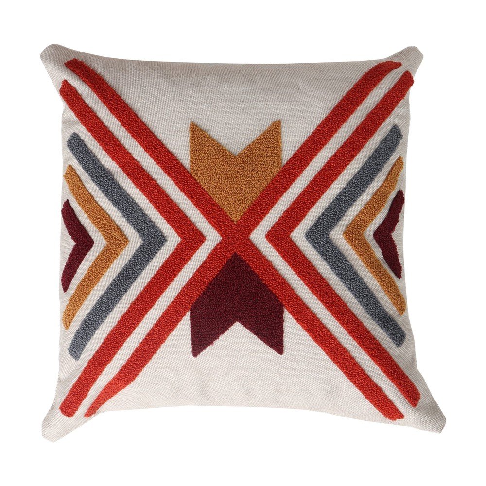 Len díszpárna 43x43 cm Kelebek – Mioli Decor