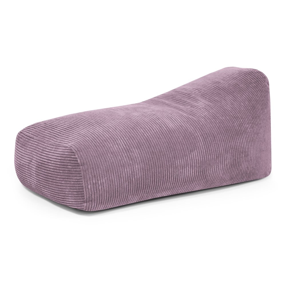 Lila kordbársony babzsákfotel Snug 130 – SLOWDOWN