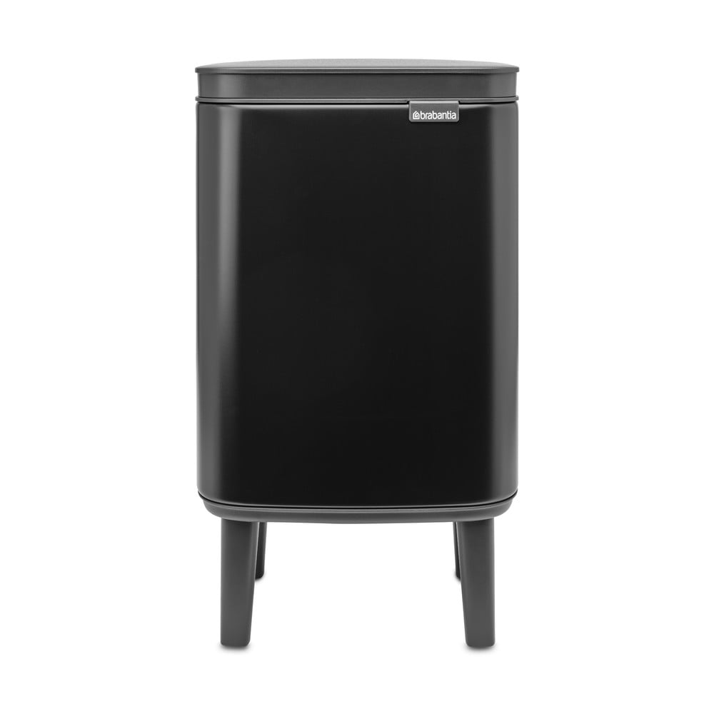 Matt fekete acél szemetes 4 l Bo Hi – Brabantia
