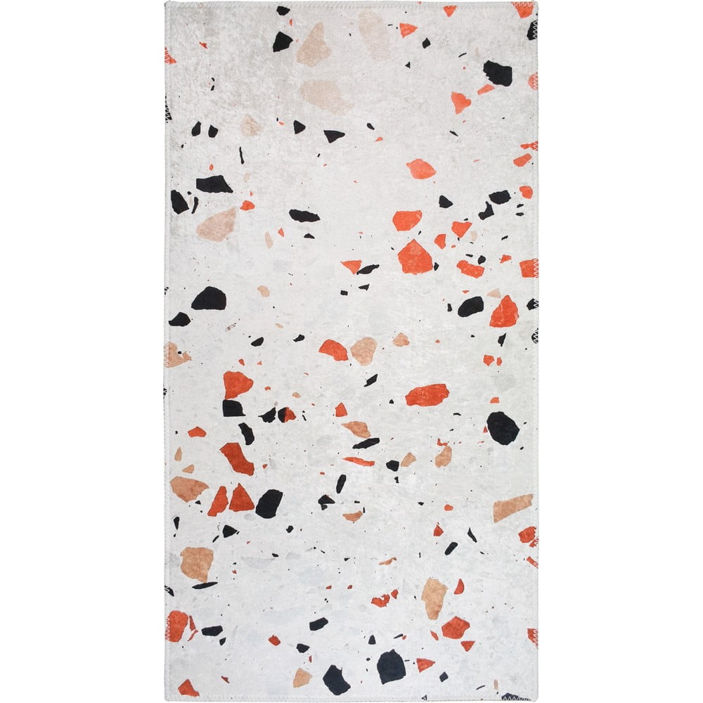 Narancssárga-elefántcsont színű mosható szőnyeg 160x230 cm Italian Stone – Vitaus