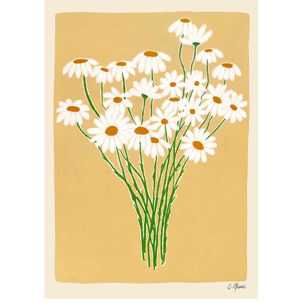 Poszter 30x40 cm Daisies – The Poster Club