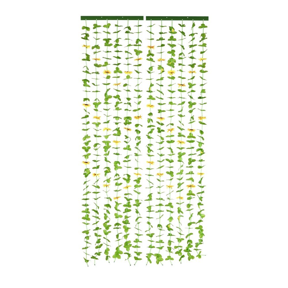 Sárga-zöld függöny ajtóra 90x190 cm Sunflowers – Maximex