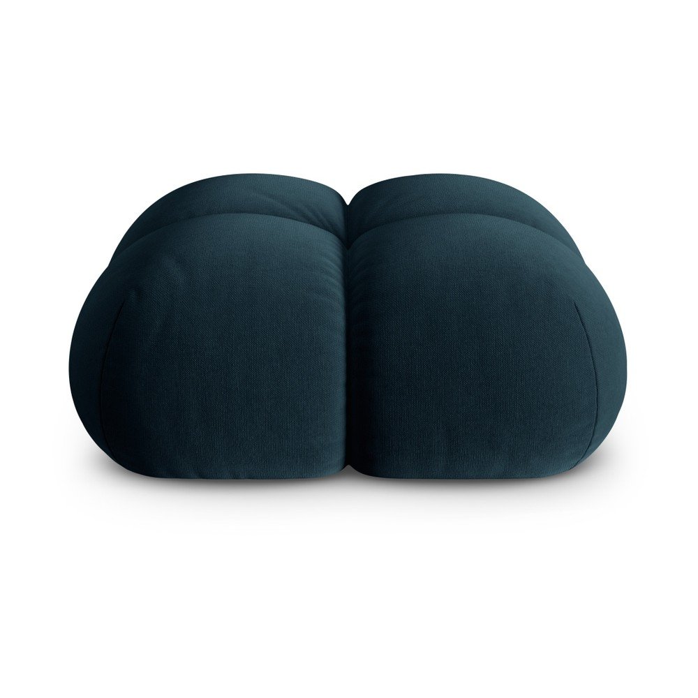 Sötétkék bársony lábtartó Loretto – Cosmopolitan Design