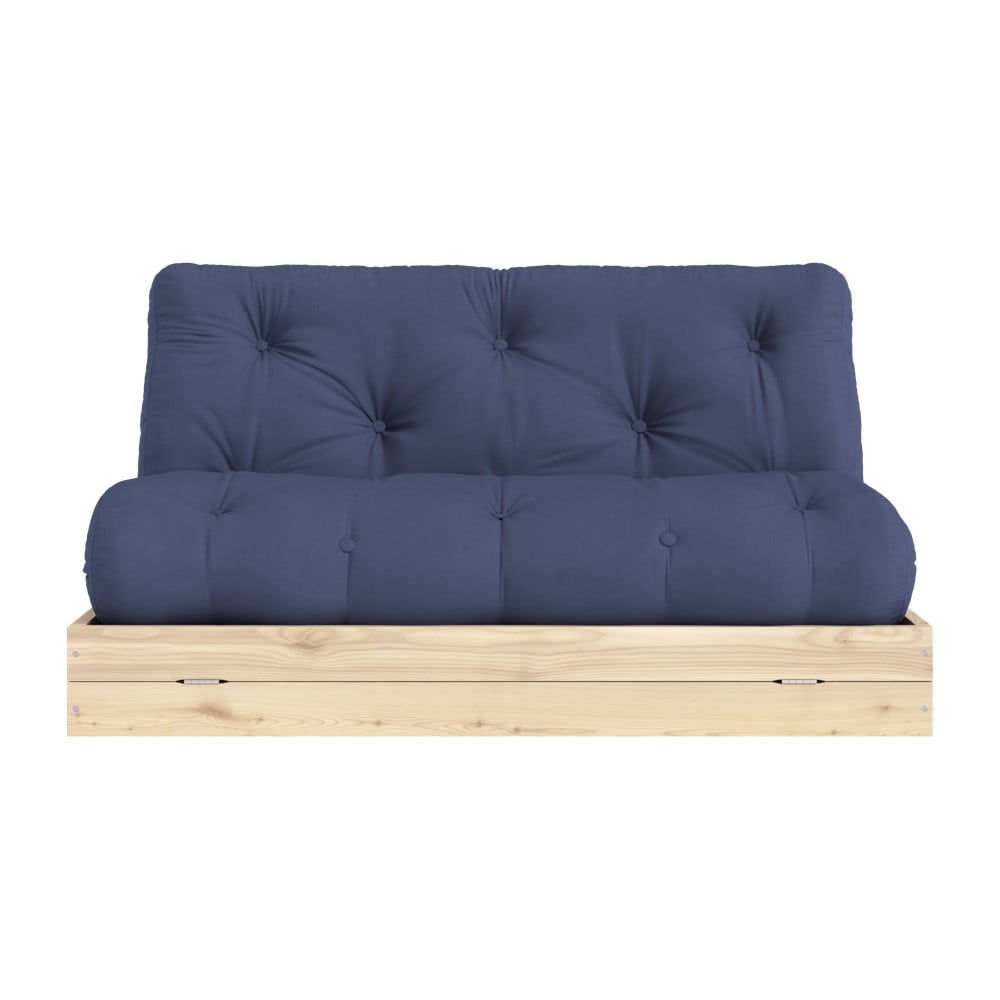 Sötétkék kinyitható kanapé 145 cm Flip – Karup Design