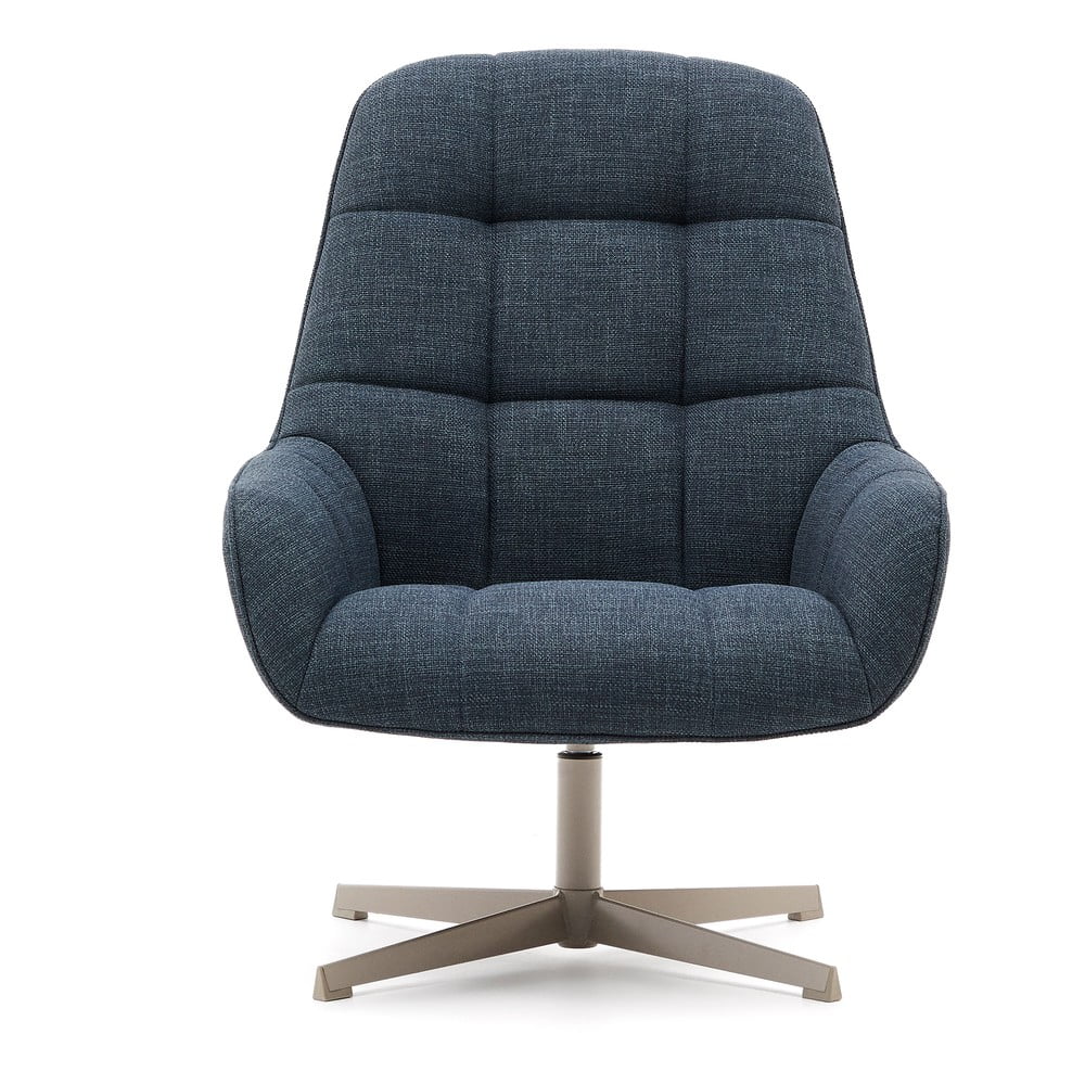 Szürkéskék forgó fotel Jaspe – Kave Home