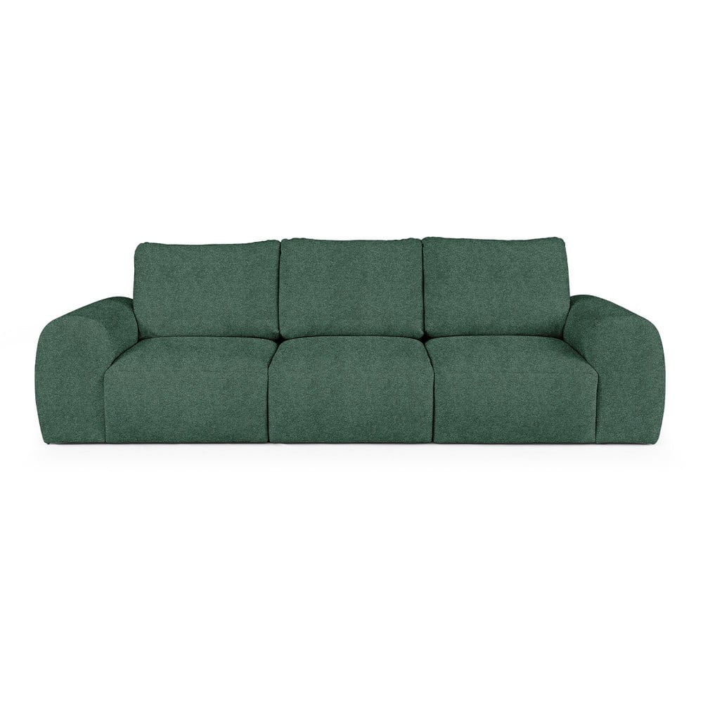 Zöld buklé kanapé 287 cm Mirel – Rodier