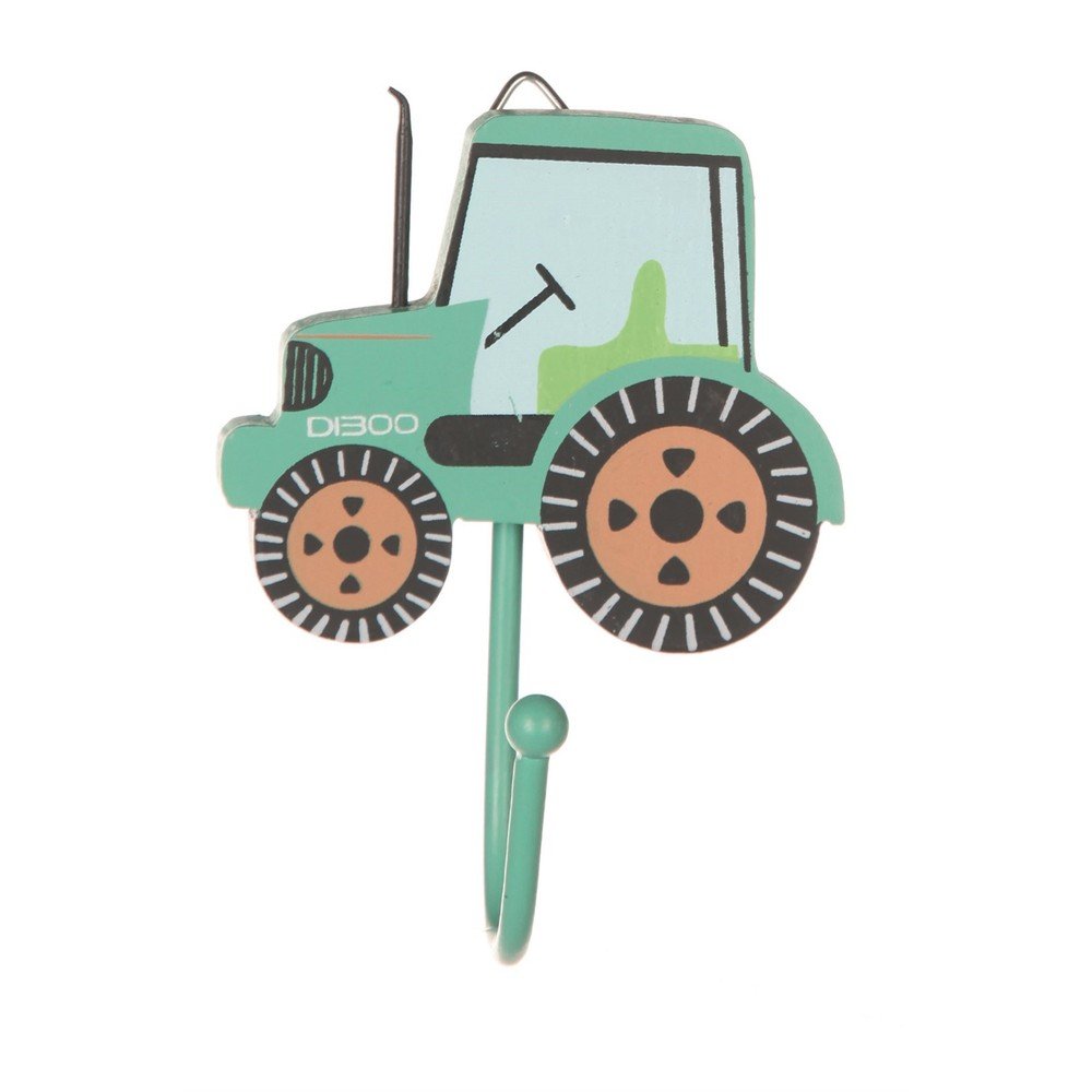 Zöld fali akasztó Tractor – Sass & Belle