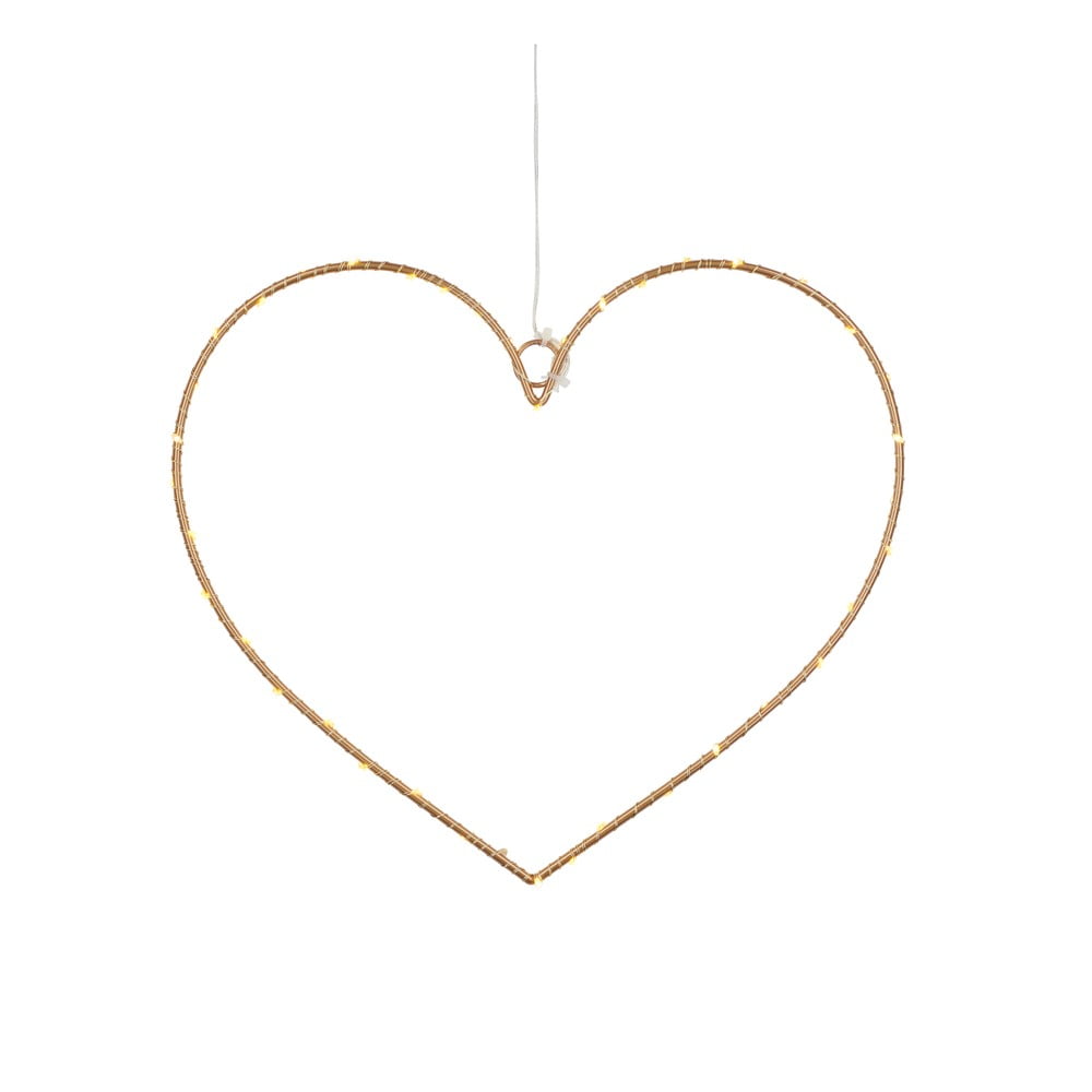 Aranyszínű elemmel működő fénydekoráció Liva Heart – Sirius