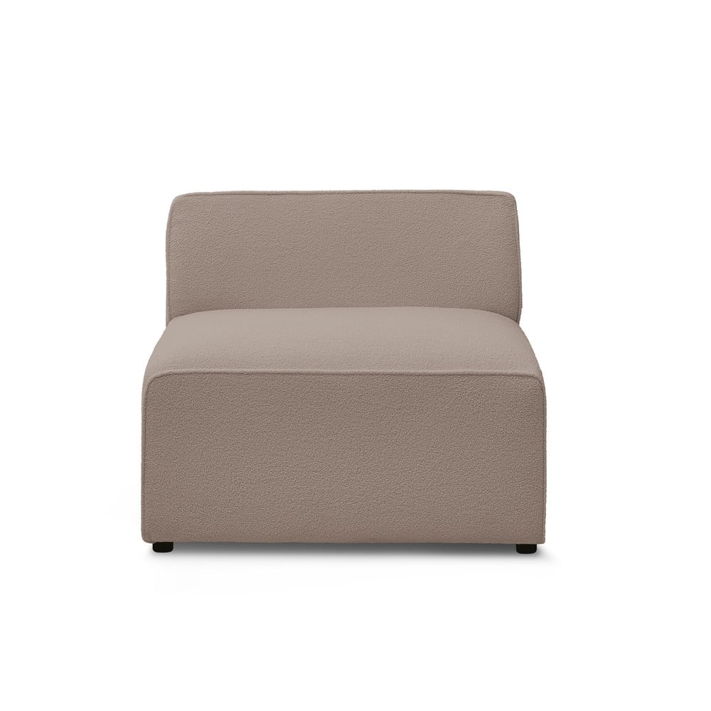Barna buklé kanapé modul (középső rész) Megeve – Bobochic Paris